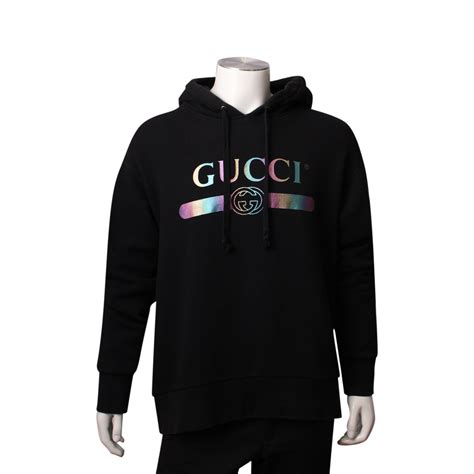 gucci oversized logo hoodie